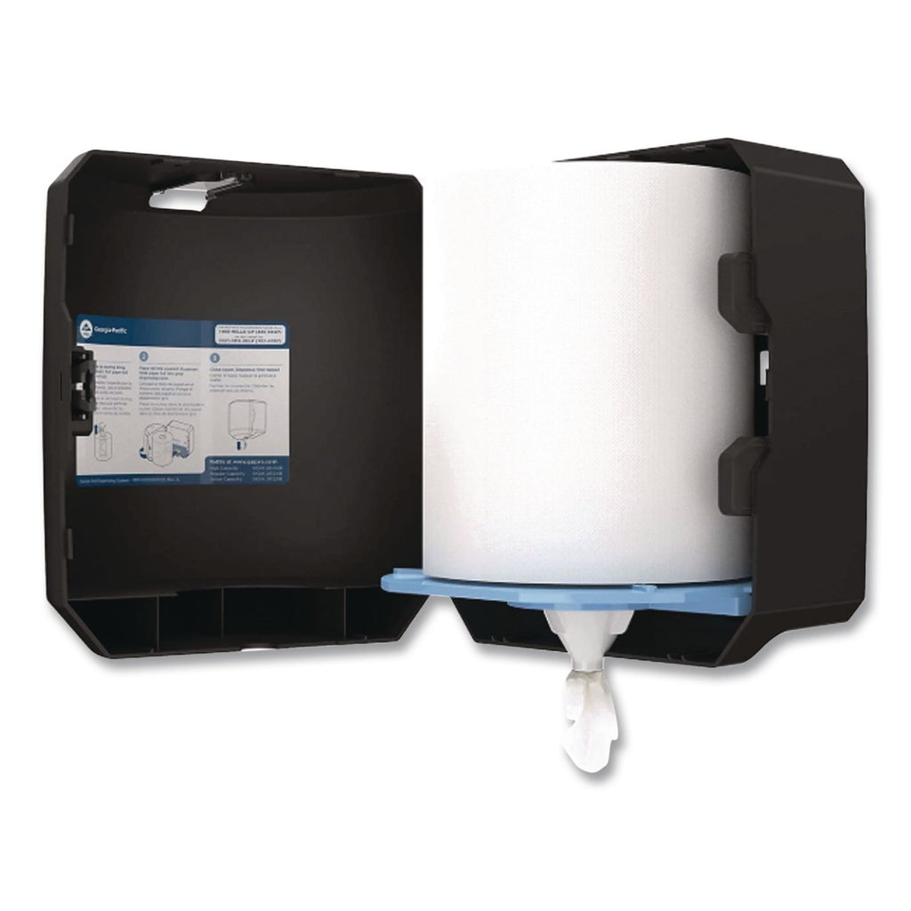 SofPull Center Pull Hand Towel Dispenser, Includes Roll of 320 Centerpull Towels, 9.56 x 9.38 x 12.06, Gray