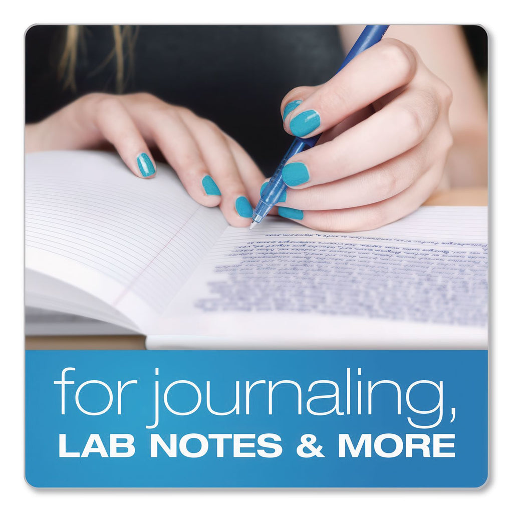 Oxford Tops College-ruled Composition Notebook - 80 Sheets - Stitched - 7 7/8" x 10" - White Paper - Black Marble Cover - 1 Each