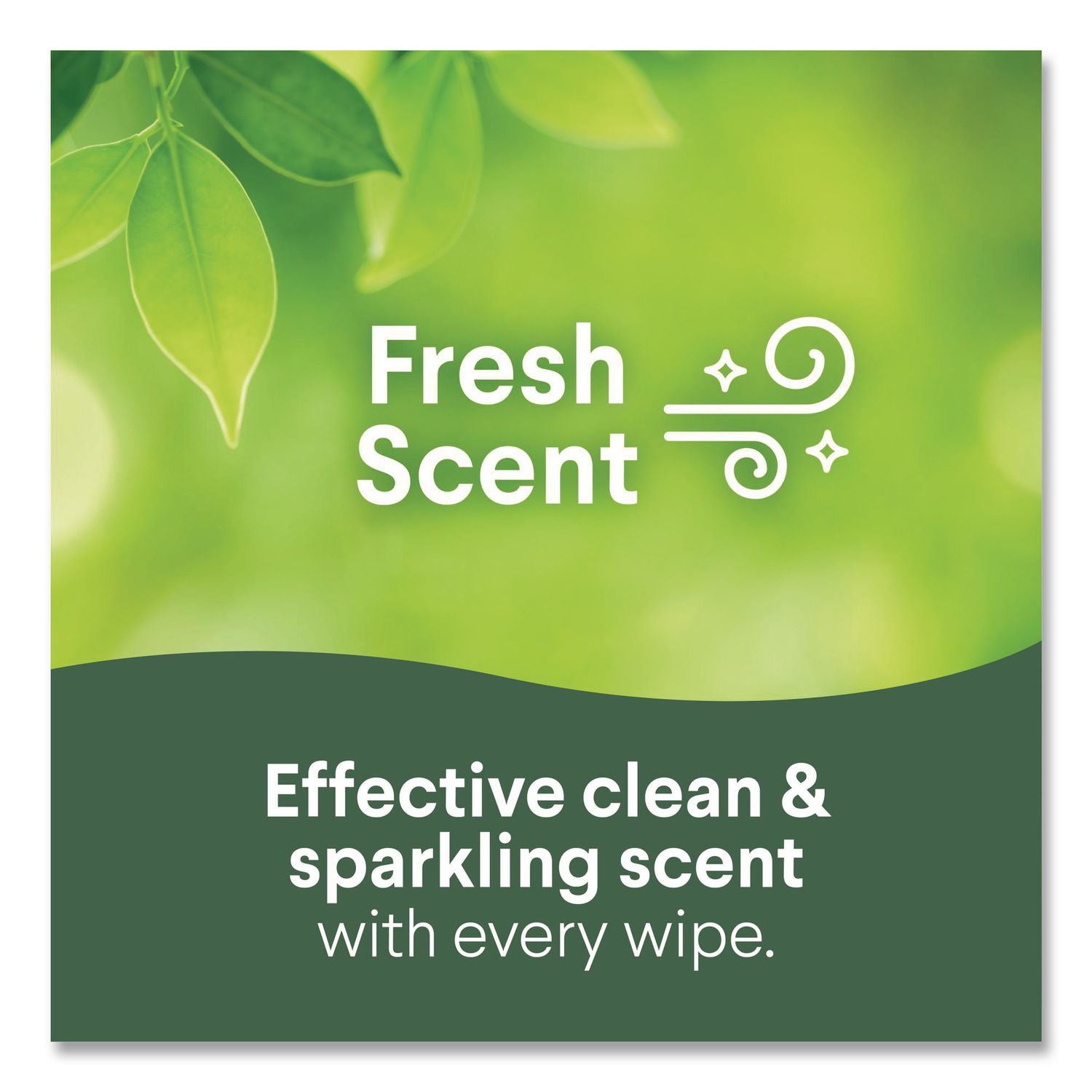 Disinfecting Wipes, 1-Ply, 7 x 8, Fresh Scent, White, 75/Canister, 6 Canisters/Carton