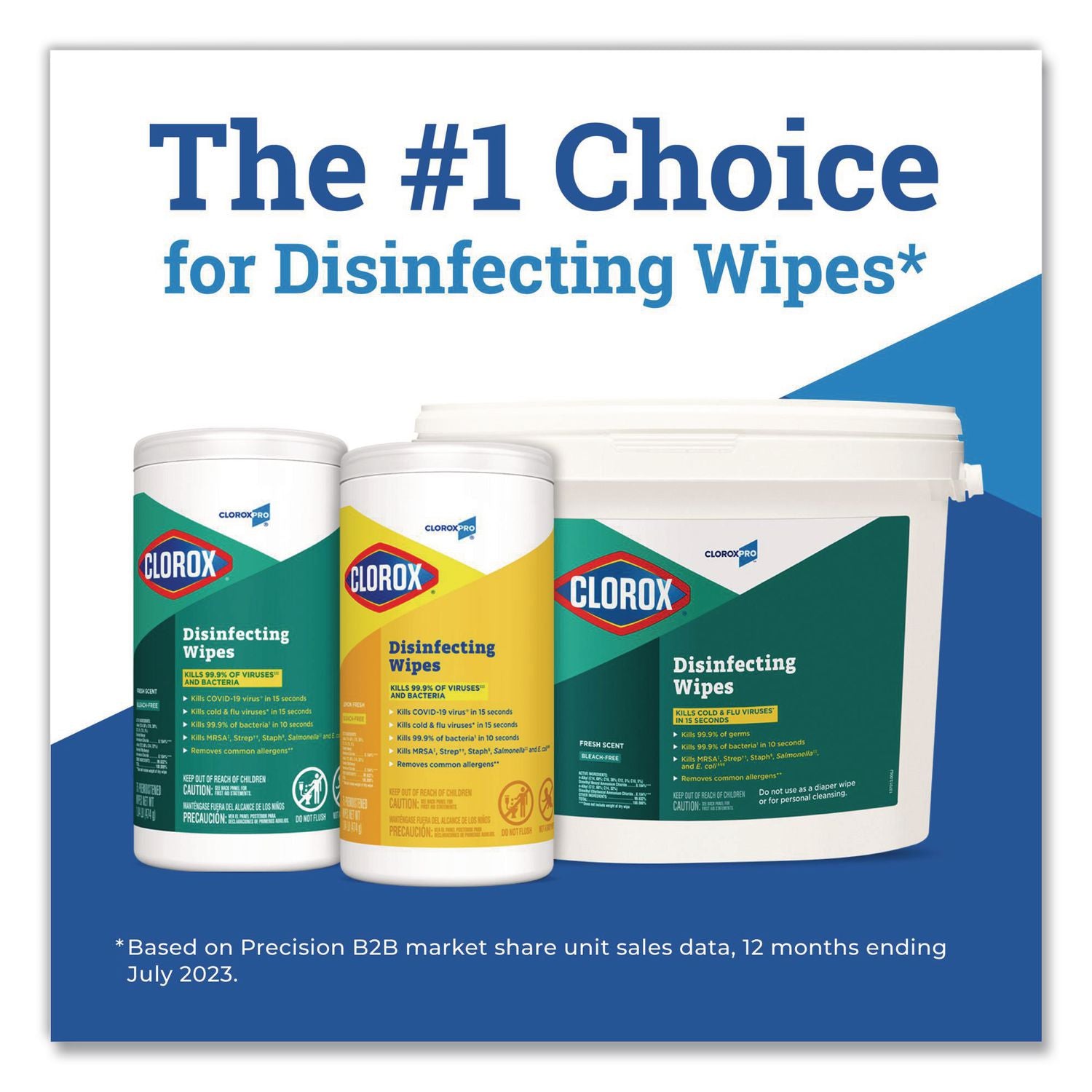 Disinfecting Wipes, 1-Ply, 7 x 8, Lemon Fresh, White, 75/Canister