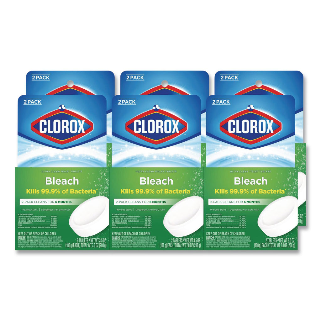 Automatic Toilet Bowl Cleaner, 3.5 oz Tablet, 2/Pack, 6 Packs/Carton