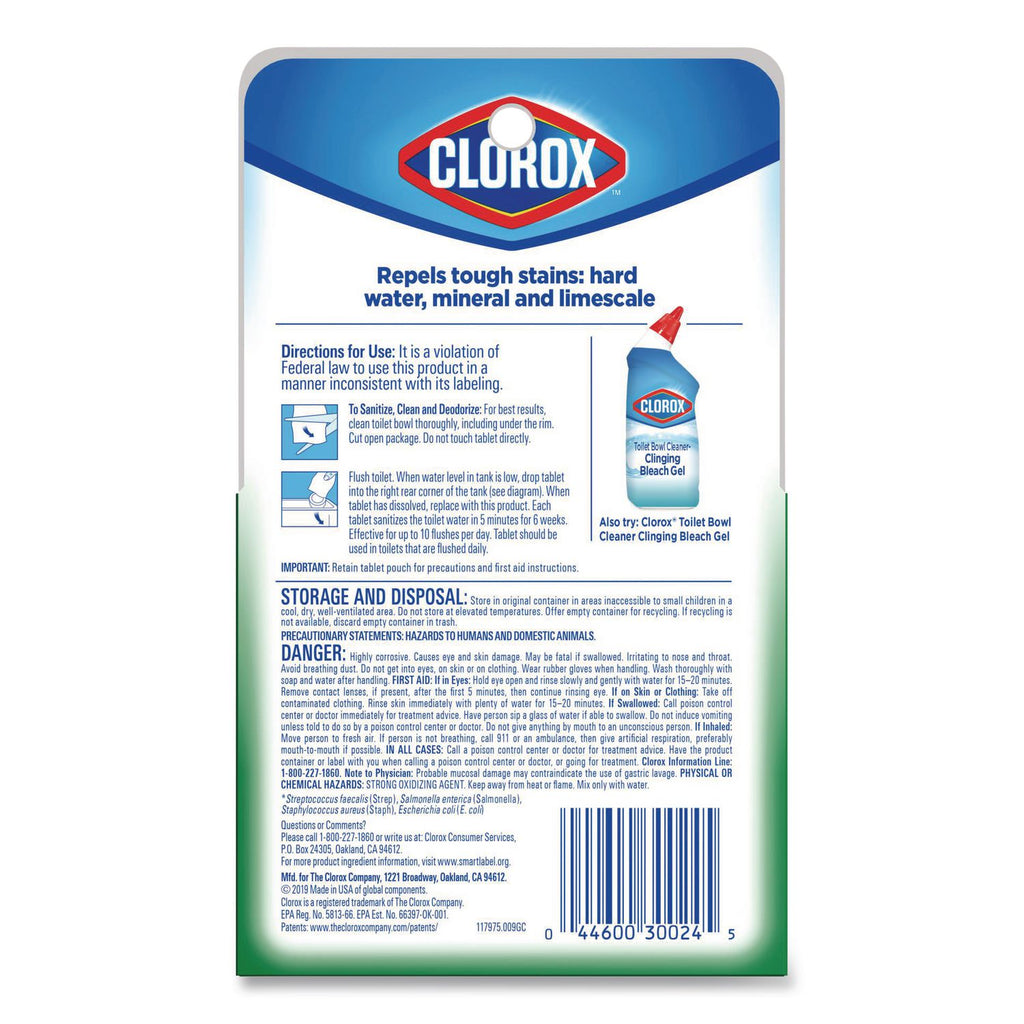 Automatic Toilet Bowl Cleaner, 3.5 oz Tablet, 2/Pack