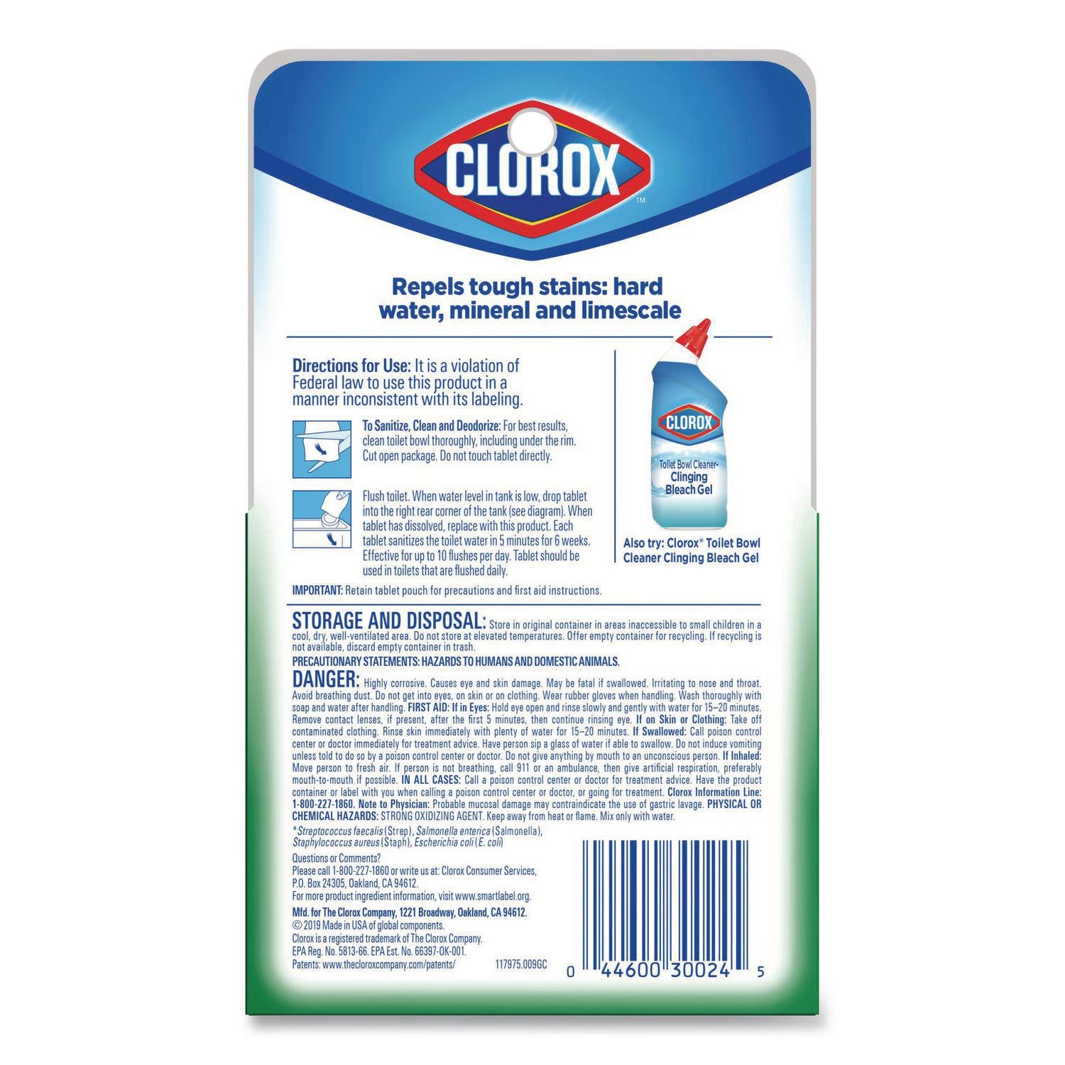 Automatic Toilet Bowl Cleaner, 3.5 oz Tablet, 2/Pack