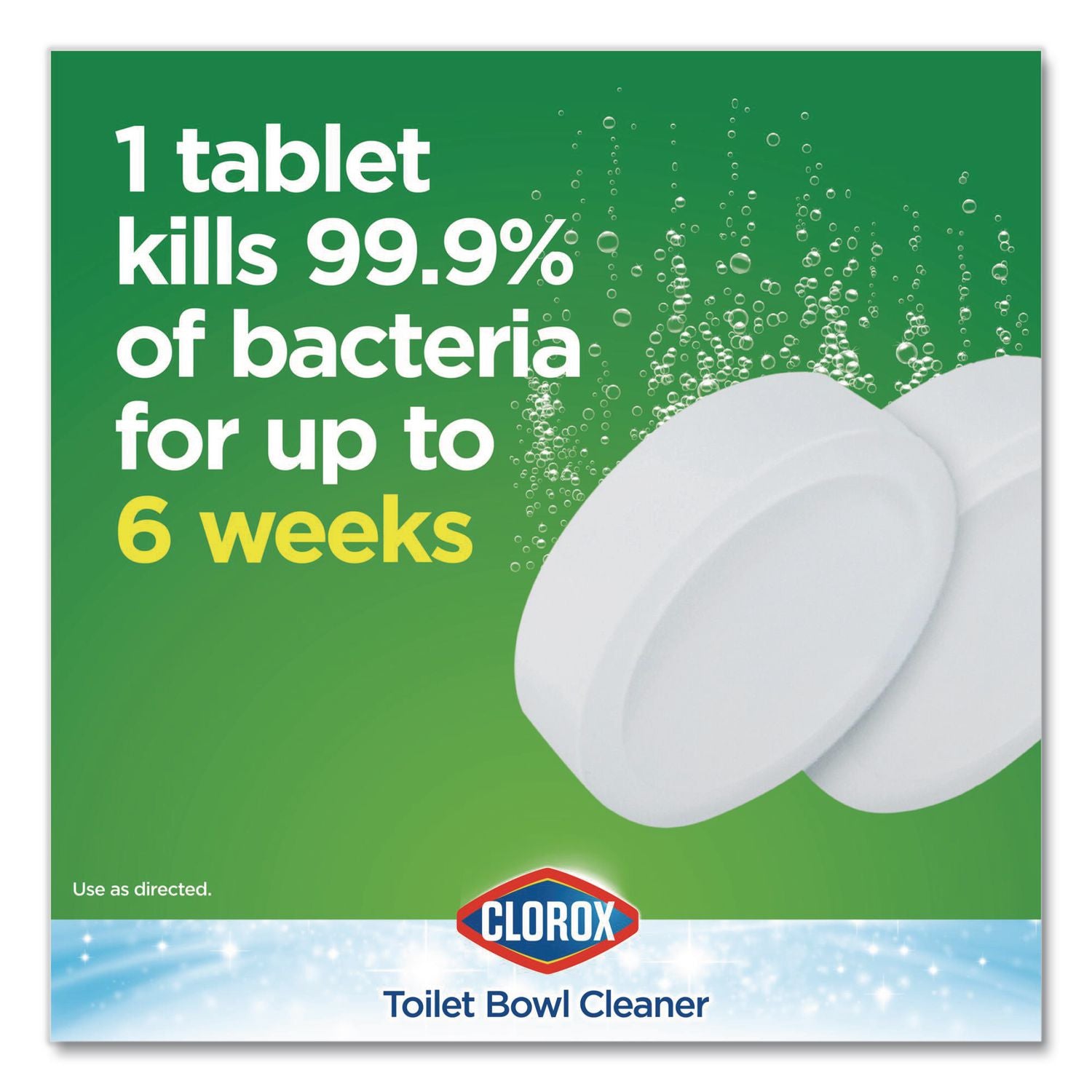 Automatic Toilet Bowl Cleaner, 3.5 oz Tablet, 2/Pack
