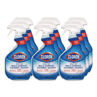 Clean-Up Cleaner + Bleach, 32 oz Spray Bottle, Fresh Scent, 9/Carton