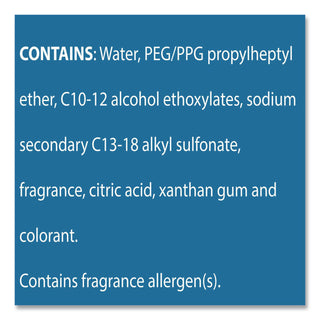 CloroxPro Multi-Surface Cleaner Concentrated, Sparkling Wave Scent, 80 oz Bottle, 3/Carton