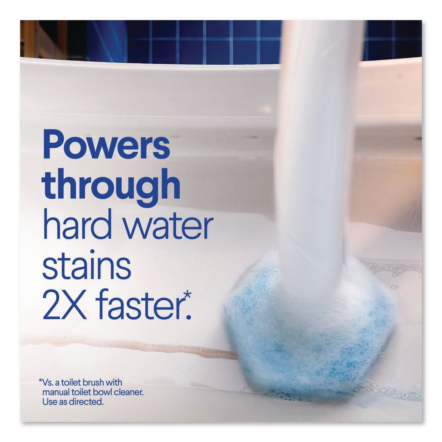 Disinfecting ToiletWand Refill Heads, Blue/White, 20/Pack