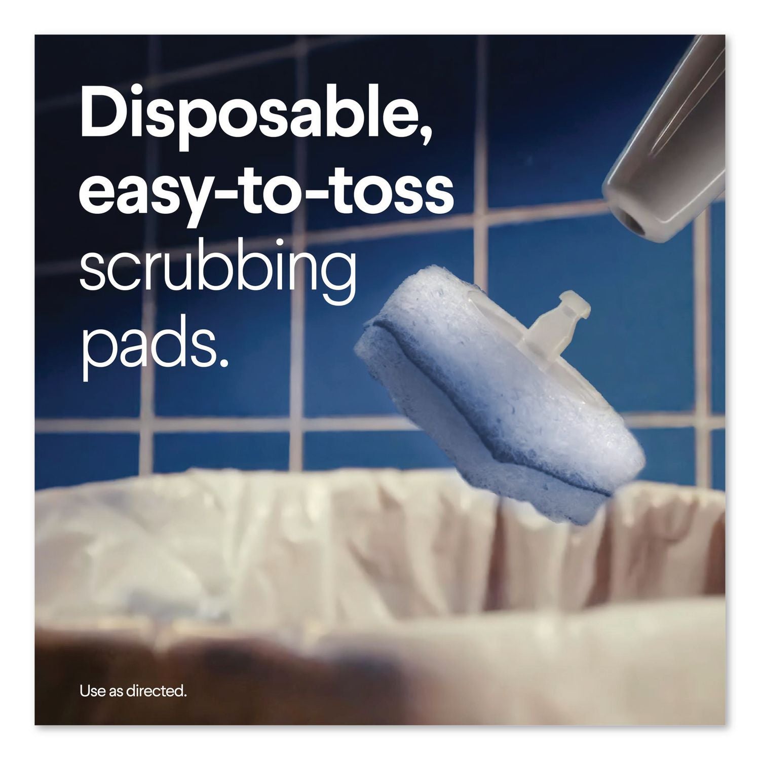 Disinfecting ToiletWand Refill Heads, Blue/White, 20/Pack