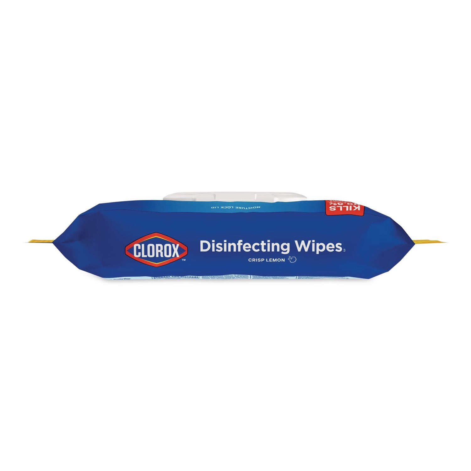 Disinfecting Wipes, Easy Pull Pack, 1-Ply, 8 x 7, Lemon Scent, White, 75 Towels/Box, 6 Boxes/Carton