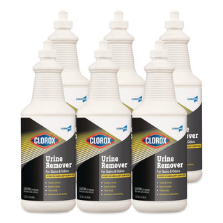 Urine Remover for Stains and Odors, 32 oz Pull top Bottle, 6/Carton