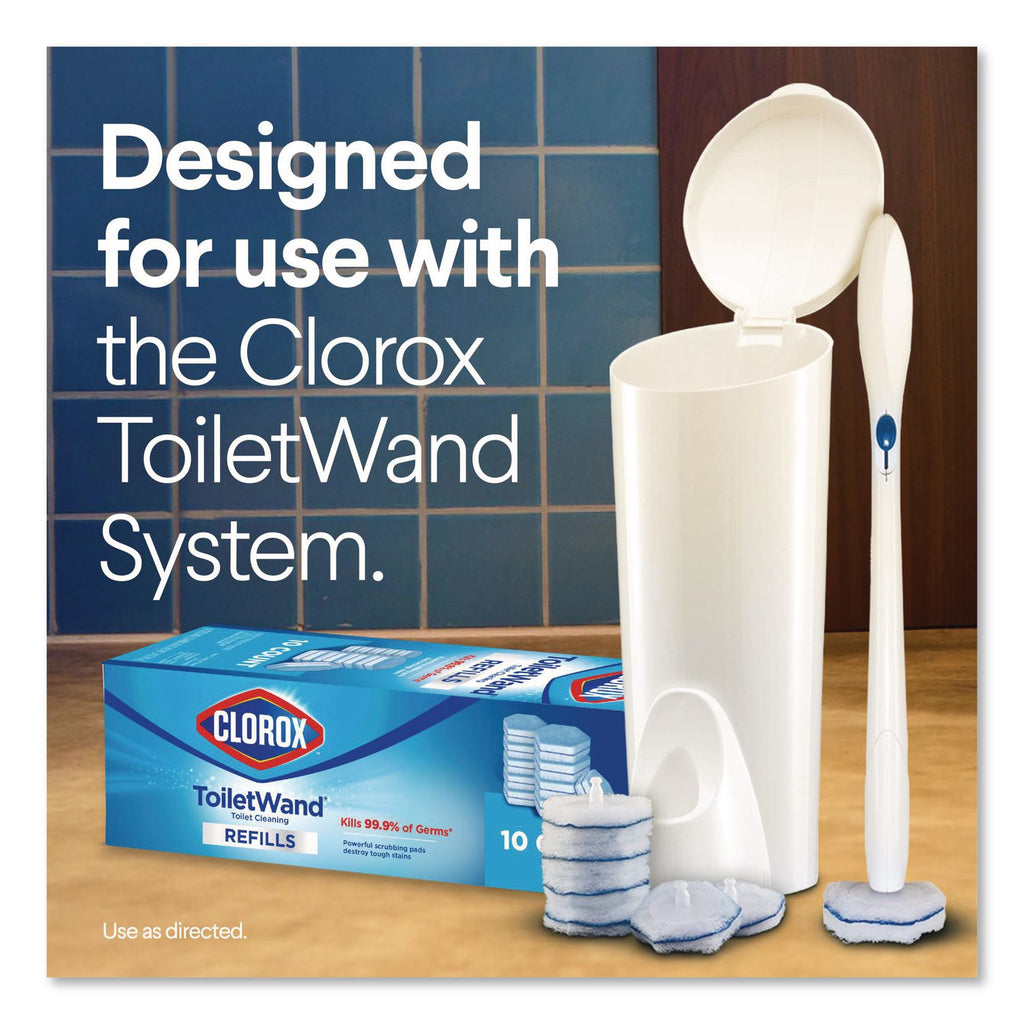 Disinfecting ToiletWand Refill Heads, Blue/White, 10/Pack, 6 Packs/Carton
