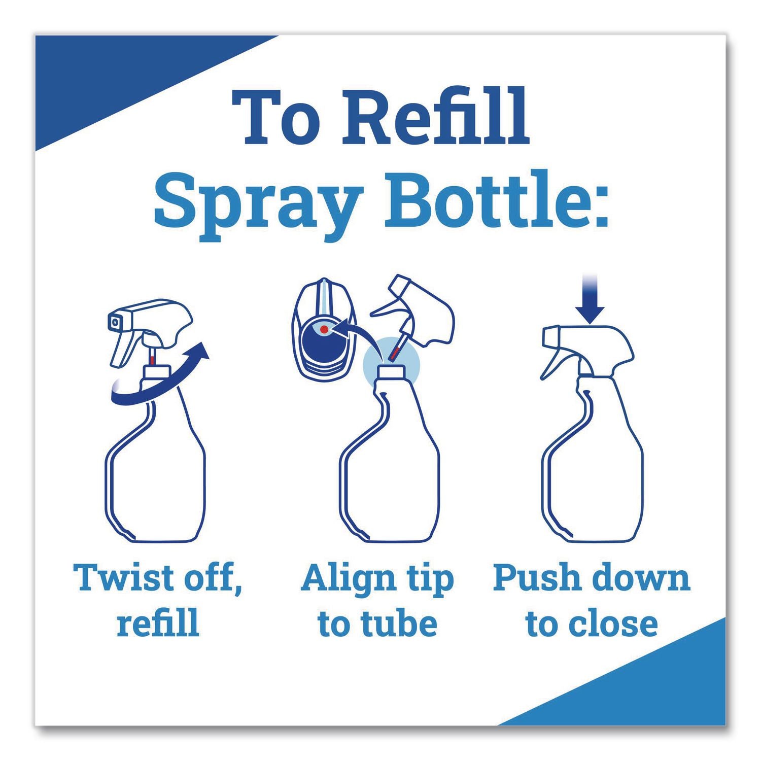 Disinfects Instant Mildew Remover, 128 oz Refill Bottle, 4/Carton