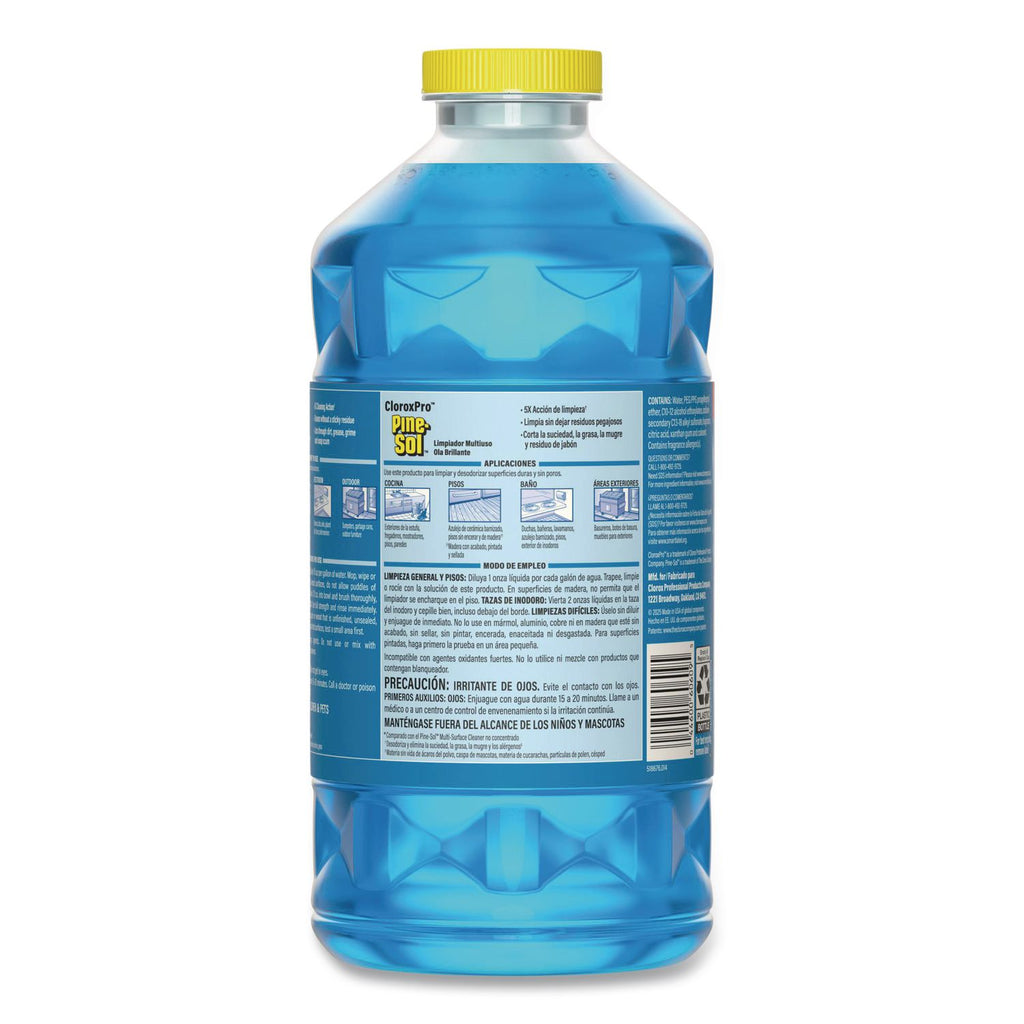 CloroxPro Multi-Surface Cleaner Concentrated, Sparkling Wave Scent, 80 oz Bottle