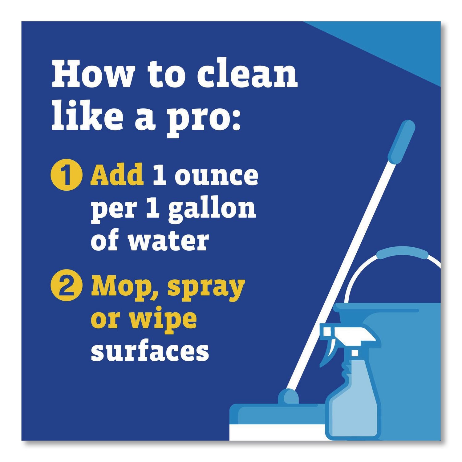 CloroxPro Multi-Surface Cleaner Concentrated, Sparkling Wave Scent, 80 oz Bottle