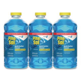 CloroxPro Multi-Surface Cleaner Concentrated, Sparkling Wave Scent, 80 oz Bottle, 3/Carton