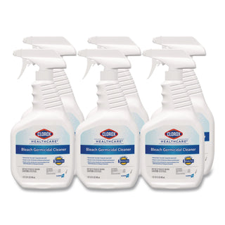 Bleach Germicidal Cleaner, 32 oz Spray Bottle, 6/Carton