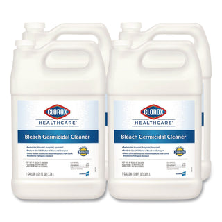 Bleach Germicidal Cleaner, 128 oz Refill Bottle, 4/Carton