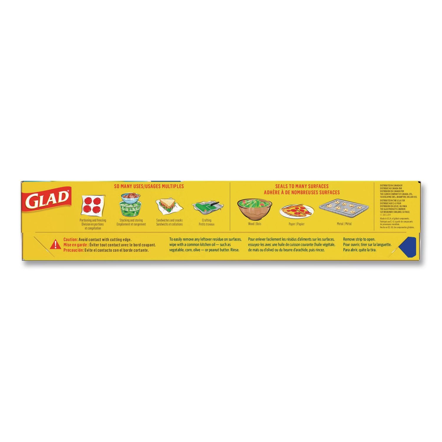 Press'n Seal Food Plastic Wrap, 70 Square Foot Roll, 12 Rolls/Carton