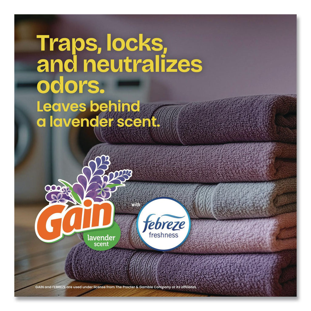 Glad ForceFlex Tall Kitchen Drawstring Trash Bags - Mediterranean Lavender with Febreze Freshness - 13 gal Capacity - 23.75" Width x 25.38" Length - 0.72 mil (18 Micron) Thickness - Drawstring Closure - White - 1/Box - 110 Per Box - Home, Office