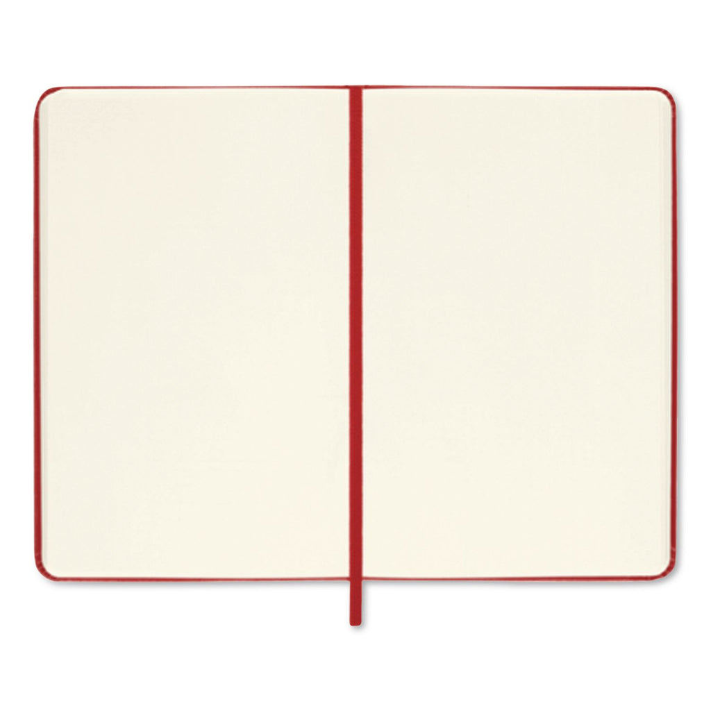 Hard Cover Notebook, 1-Subject, Narrow Rule, Red Cover, (192) 5.5 x 3.5 Sheets