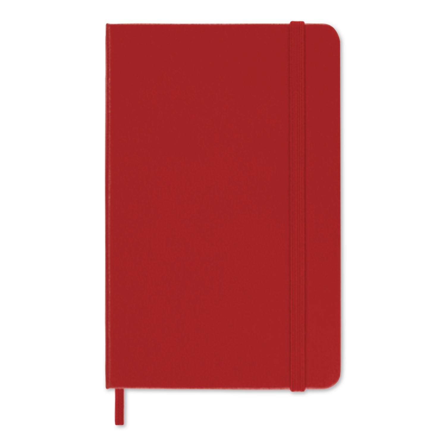 Hard Cover Notebook, 1-Subject, Narrow Rule, Red Cover, (192) 5.5 x 3.5 Sheets