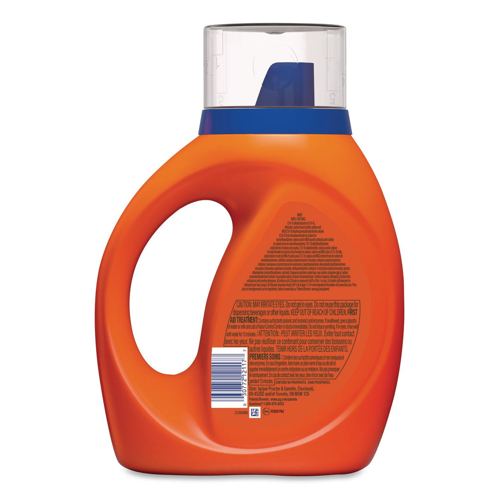 Liquid Tide Laundry Detergent, 32 Loads, 42 oz Bottle, 6/Carton