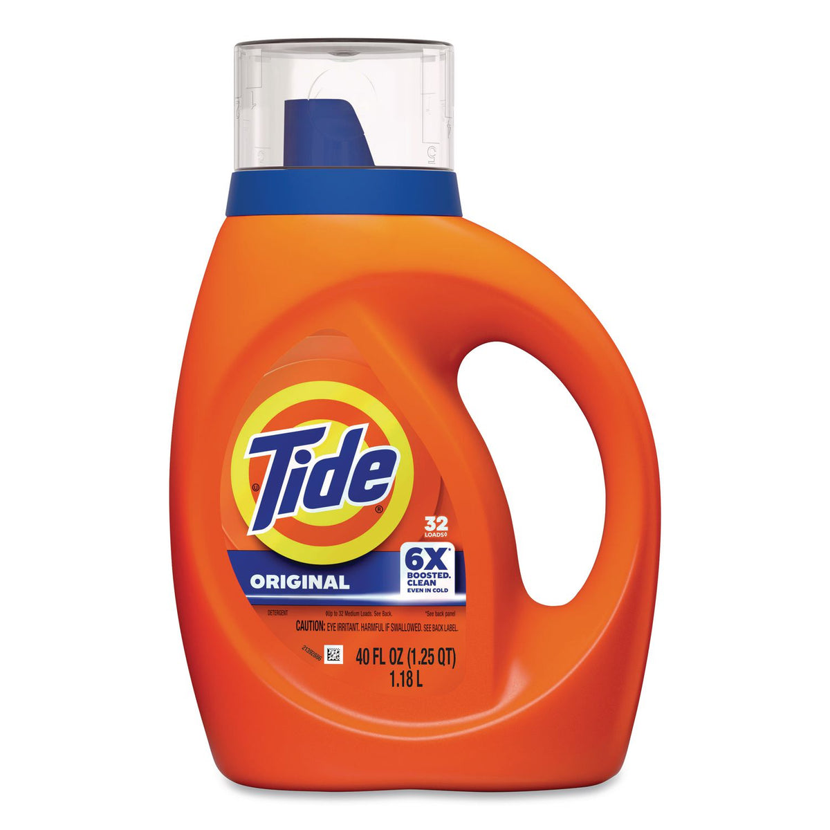 Liquid Tide Laundry Detergent, 32 Loads, 42 oz Bottle, 6/Carton