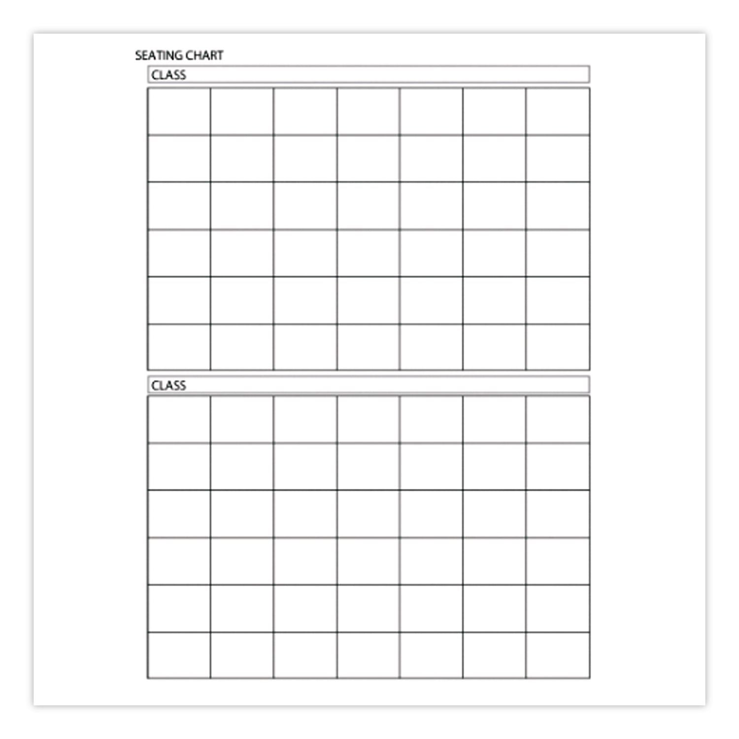 Recycled Class Record Book, 9-10 Week Term: Two-Page Spread (35 Students), Two-Page Spread (8 Classes), 11 x 8.5, Blue Cover
