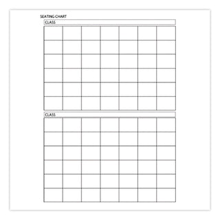 Recycled Class Record Book, 9-10 Week Term: Two-Page Spread (35 Students), Two-Page Spread (8 Classes), 11 x 8.5, Blue Cover