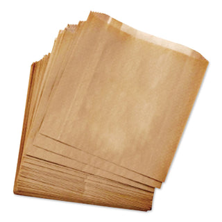 Waxed Kraft Liners, 10.5" x 9.38", Brown, 250/Carton