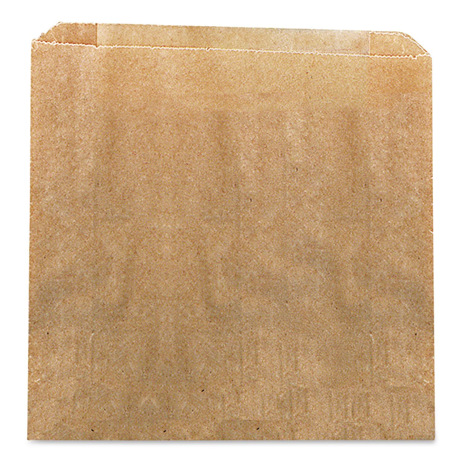Waxed Napkin Receptacle Liners, 8.5" x 8", Brown, 500/Carton