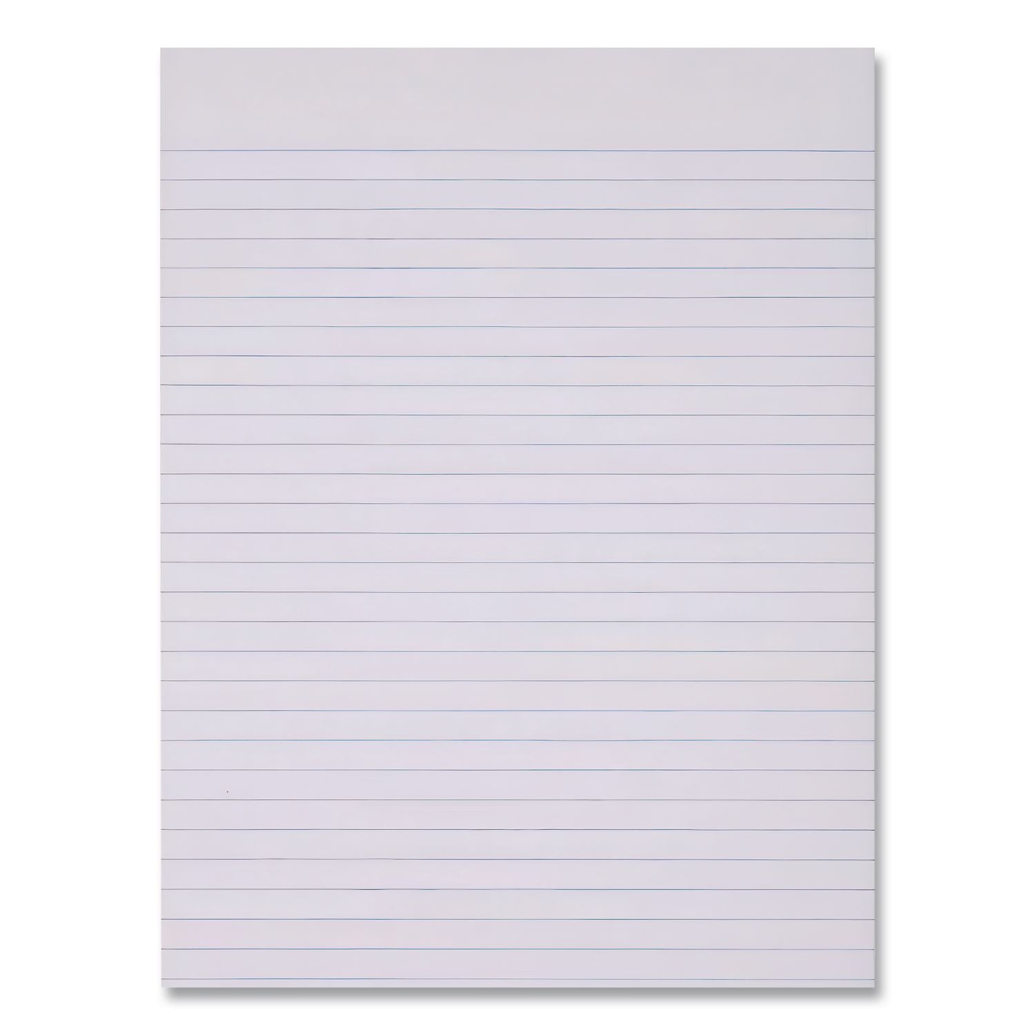 Glue Top Pads, Wide/Legal Rule, 50 White 8.5 x 11 Sheets, Dozen