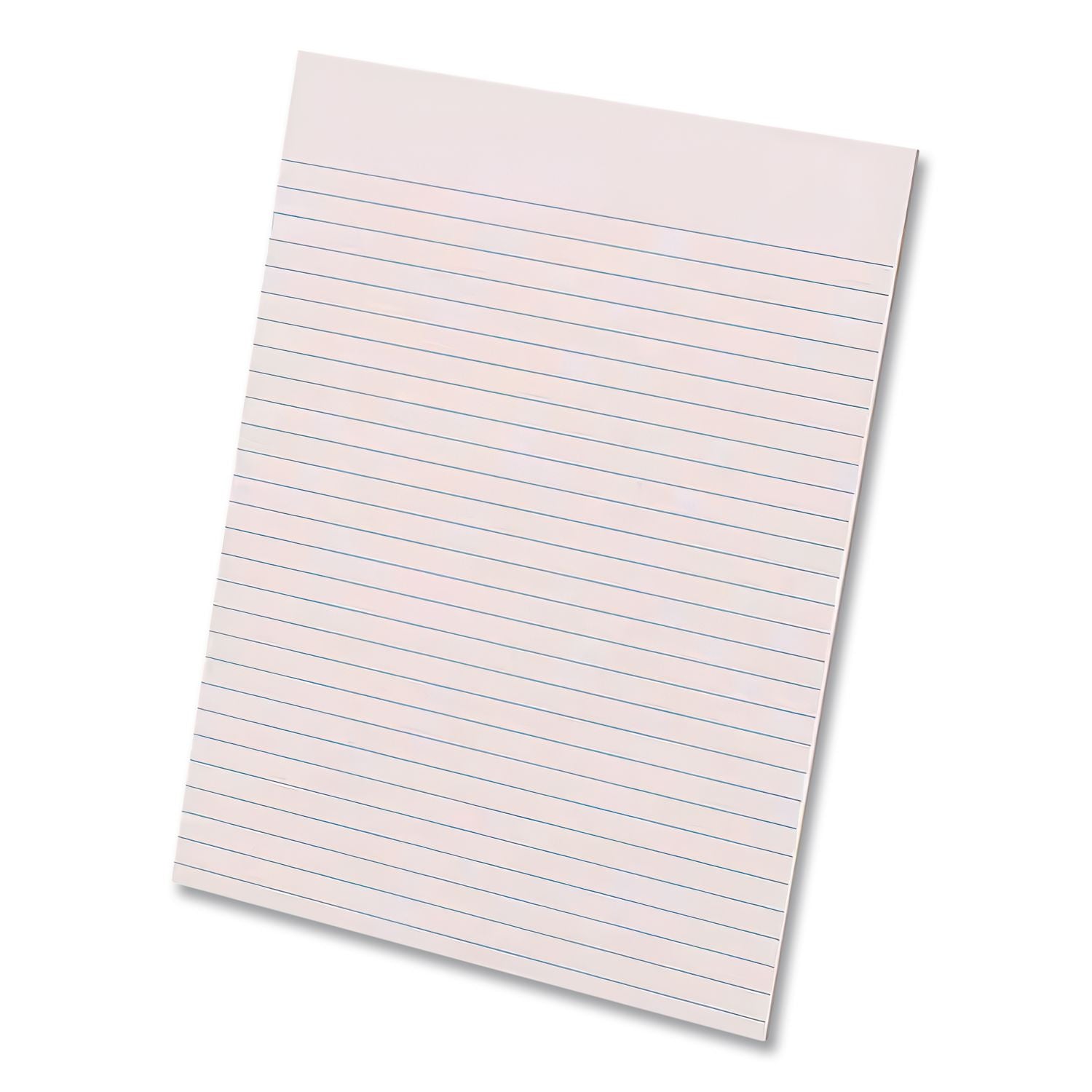 Glue Top Pads, Wide/Legal Rule, 50 White 8.5 x 11 Sheets, Dozen