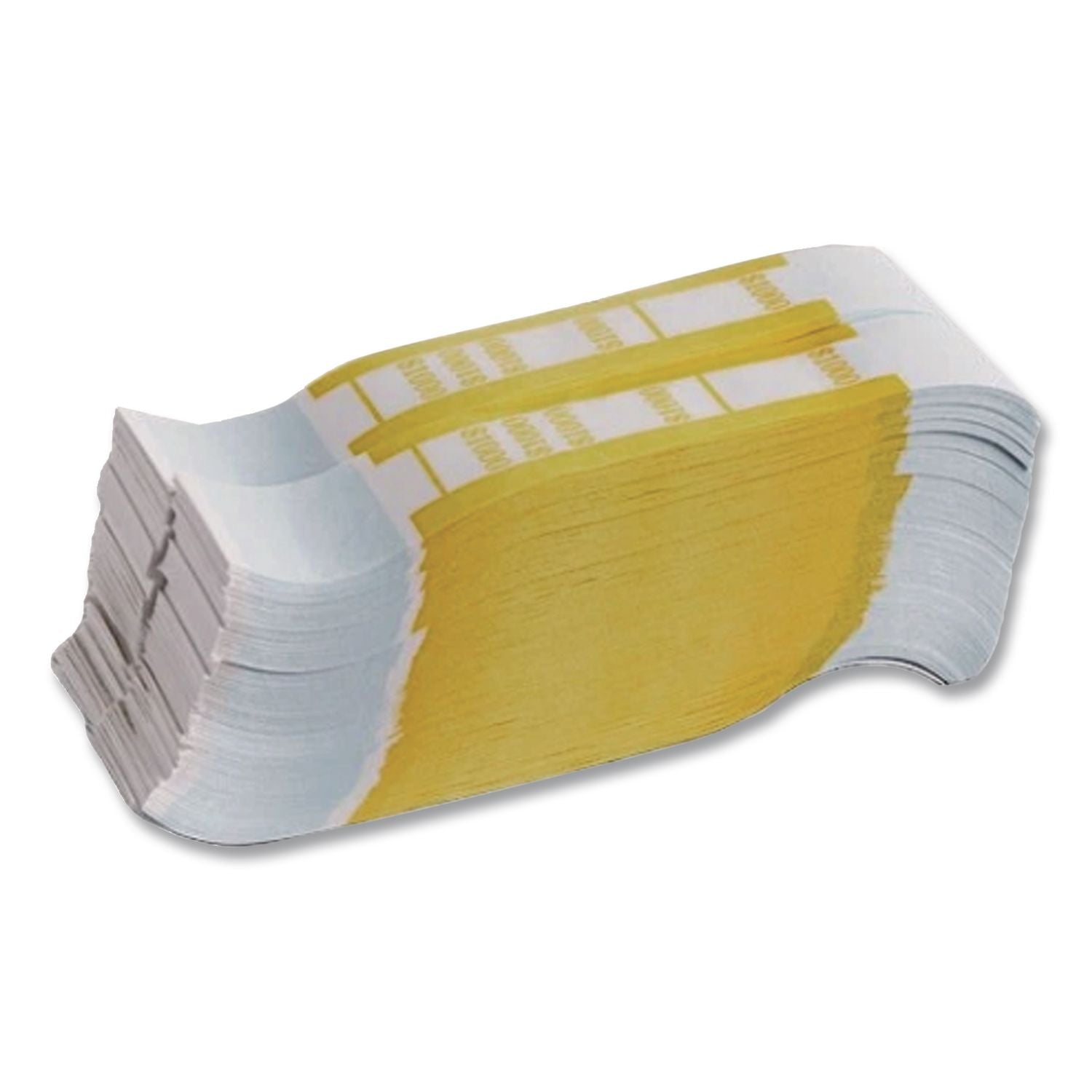 Color-Coded Kraft Currency Straps, $10 Bill, $1000, Self-Adhesive, 1000/Pack