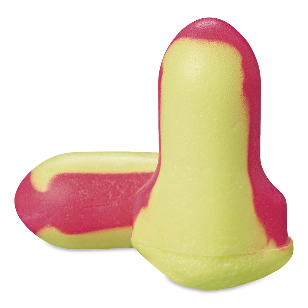 LL-1 Laser Lite Single-Use Earplugs, Cordless, 32NRR, Magenta/Yellow, 200 Pairs