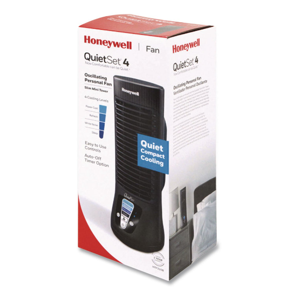 QuietSet Personal Table Fan, Black