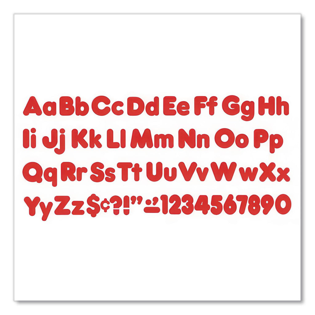 Ready Letters Casual Combo Set, Red, 4"h, 182/Set