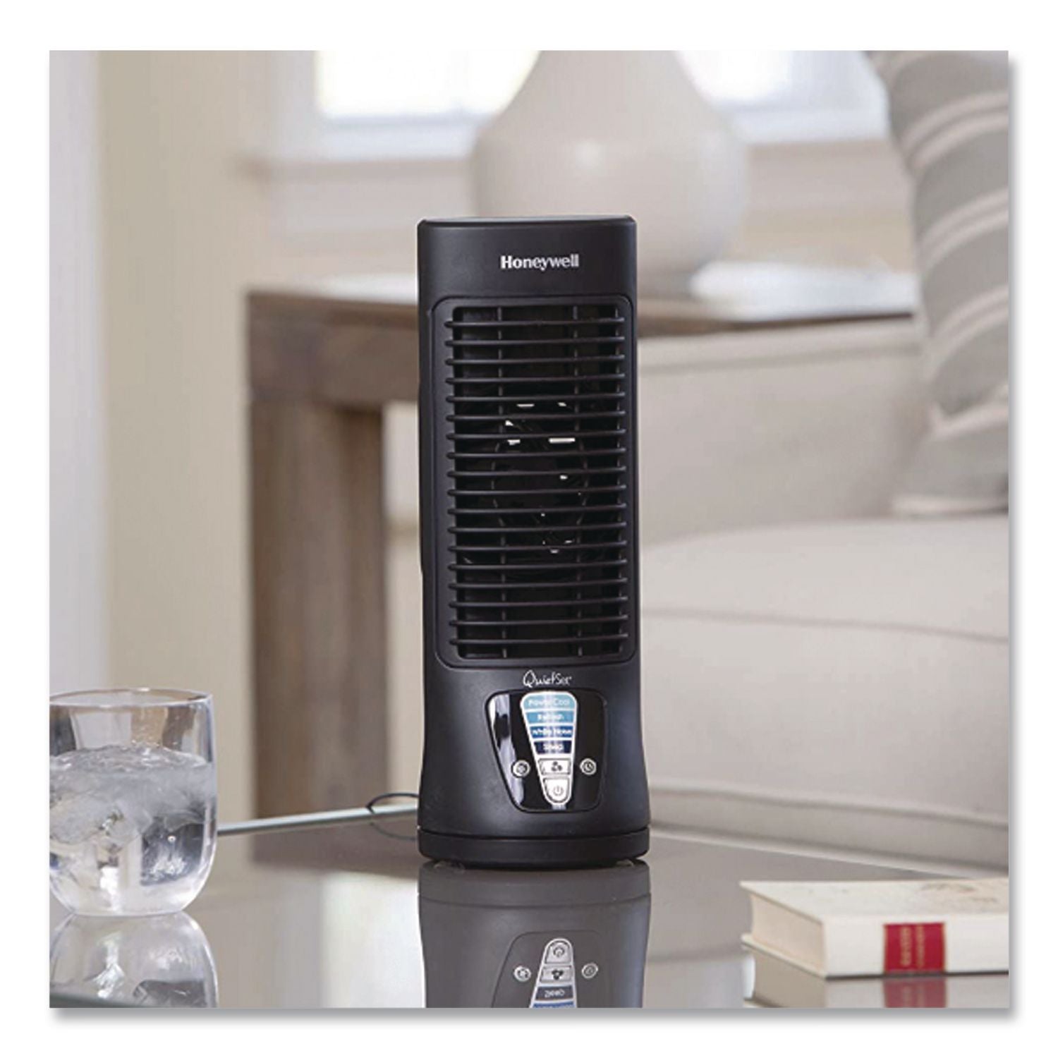 QuietSet Personal Table Fan, Black