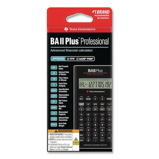 BAIIPlus PRO Financial Calculator, 10-Digit LCD