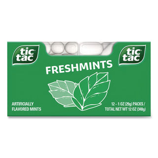 Breath Mints, Freshmint, 1 oz Bottle, 12 Bottles/Box