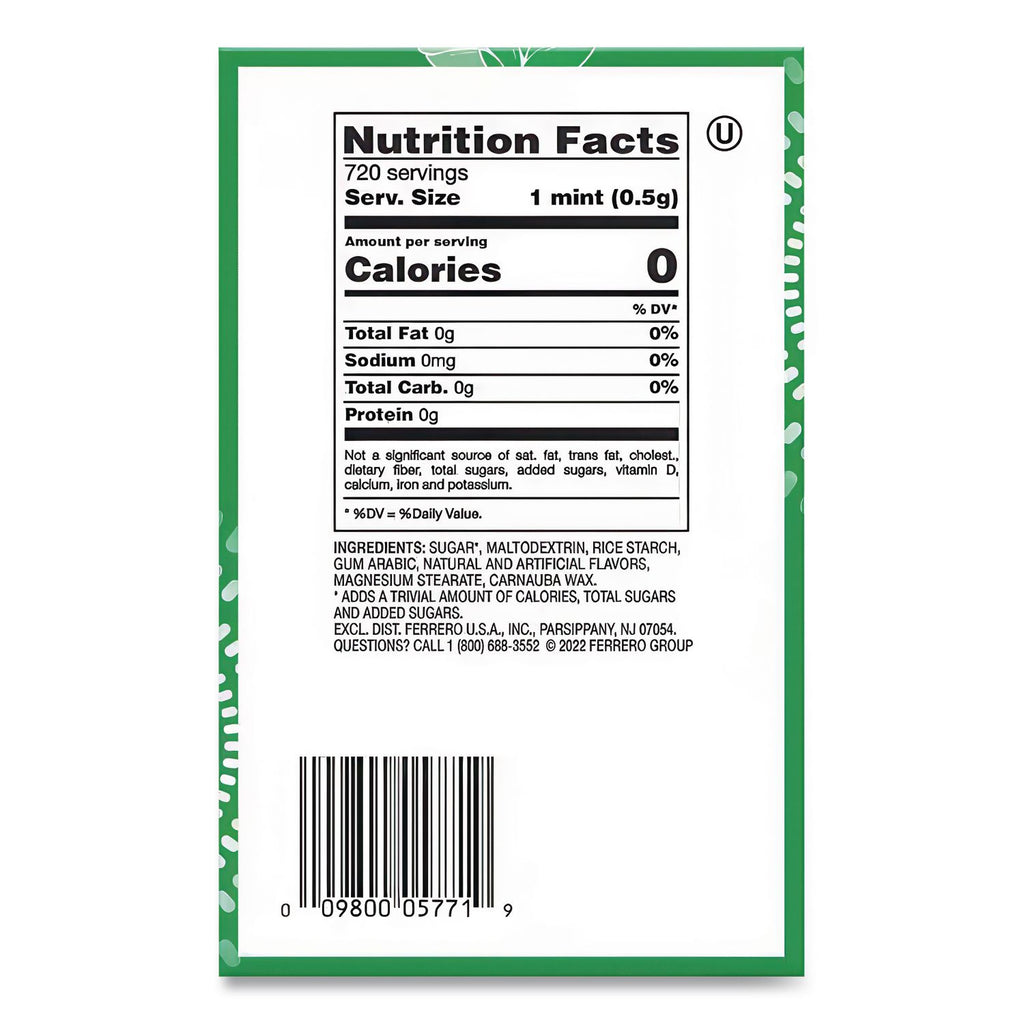 Breath Mints, Freshmint, 1 oz Bottle, 12 Bottles/Box