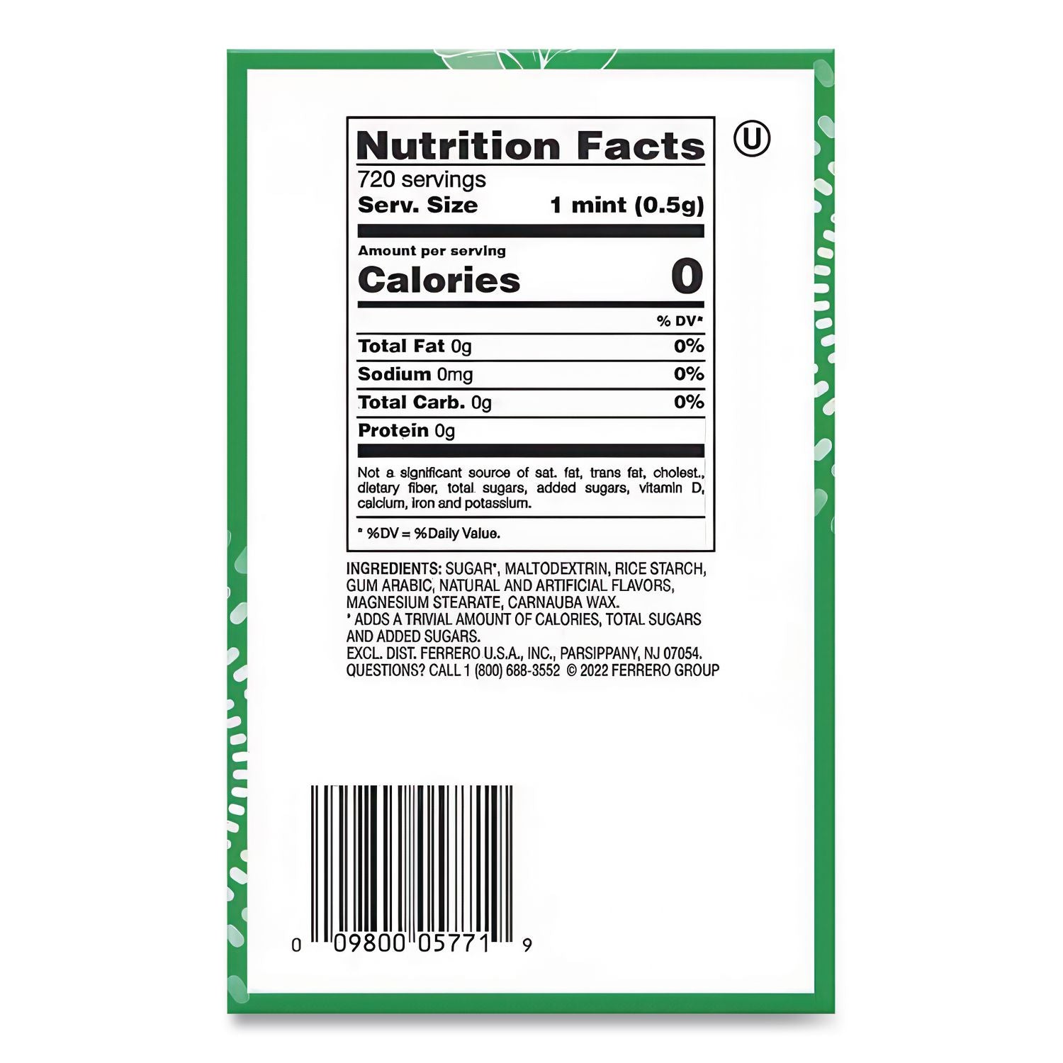Breath Mints, Freshmint, 1 oz Bottle, 12 Bottles/Box