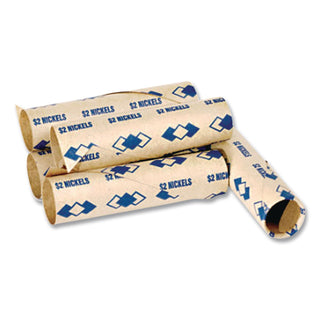 Tubular Coin Wrappers, Nickels, $2, Pop-Open Wrappers, 1000/Pack