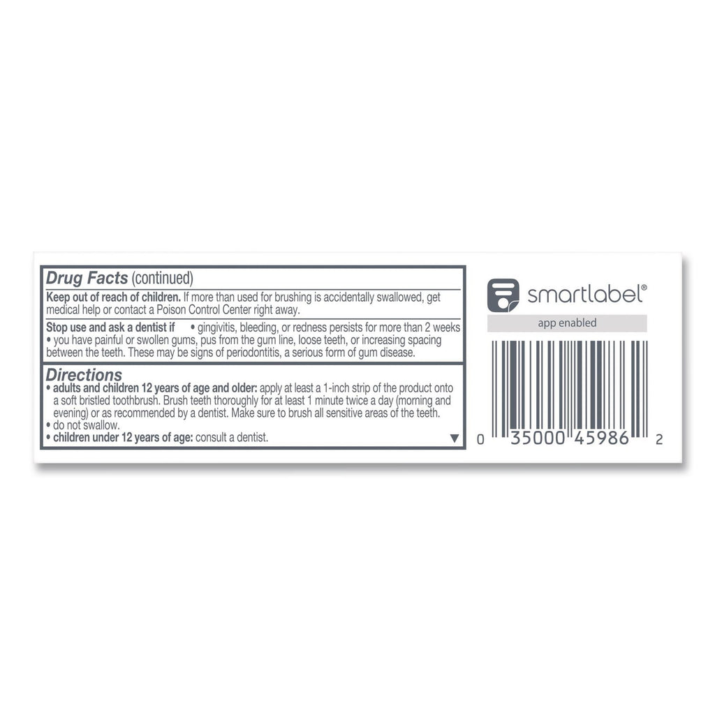 Total Toothpaste, Coolmint, 0.88 oz, 24/Carton