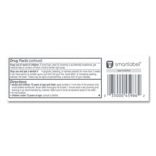 Total Toothpaste, Coolmint, 0.88 oz, 24/Carton