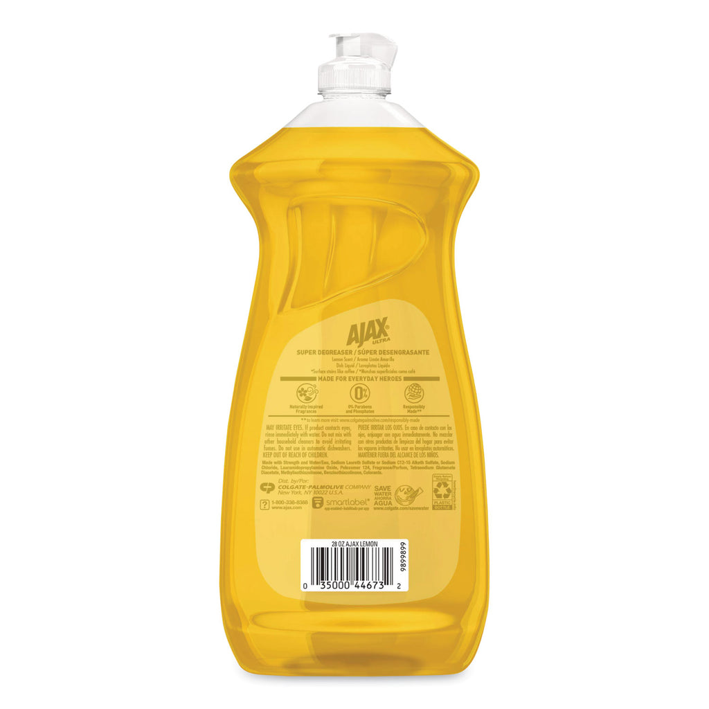 Dish Detergent, Lemon Scent, 28 oz Bottle, 9/Carton