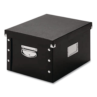 File Box, Letter/Legal Files, 16.25" x 9.75" x 13.25", Black