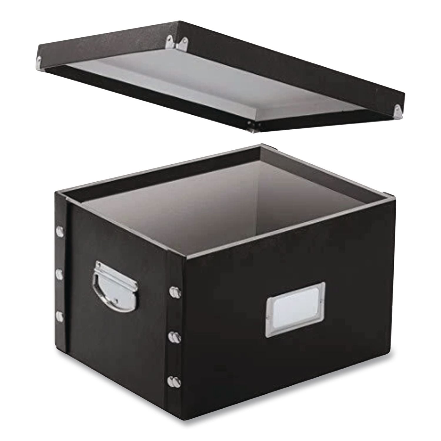 File Box, Letter/Legal Files, 16.25" x 9.75" x 13.25", Black