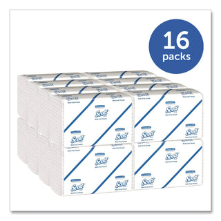 Multi-Fold Towels, Absorbency Pockets, 1-Ply, 9.2 x 9.4, 250/Pack, 16 Packs/Carton