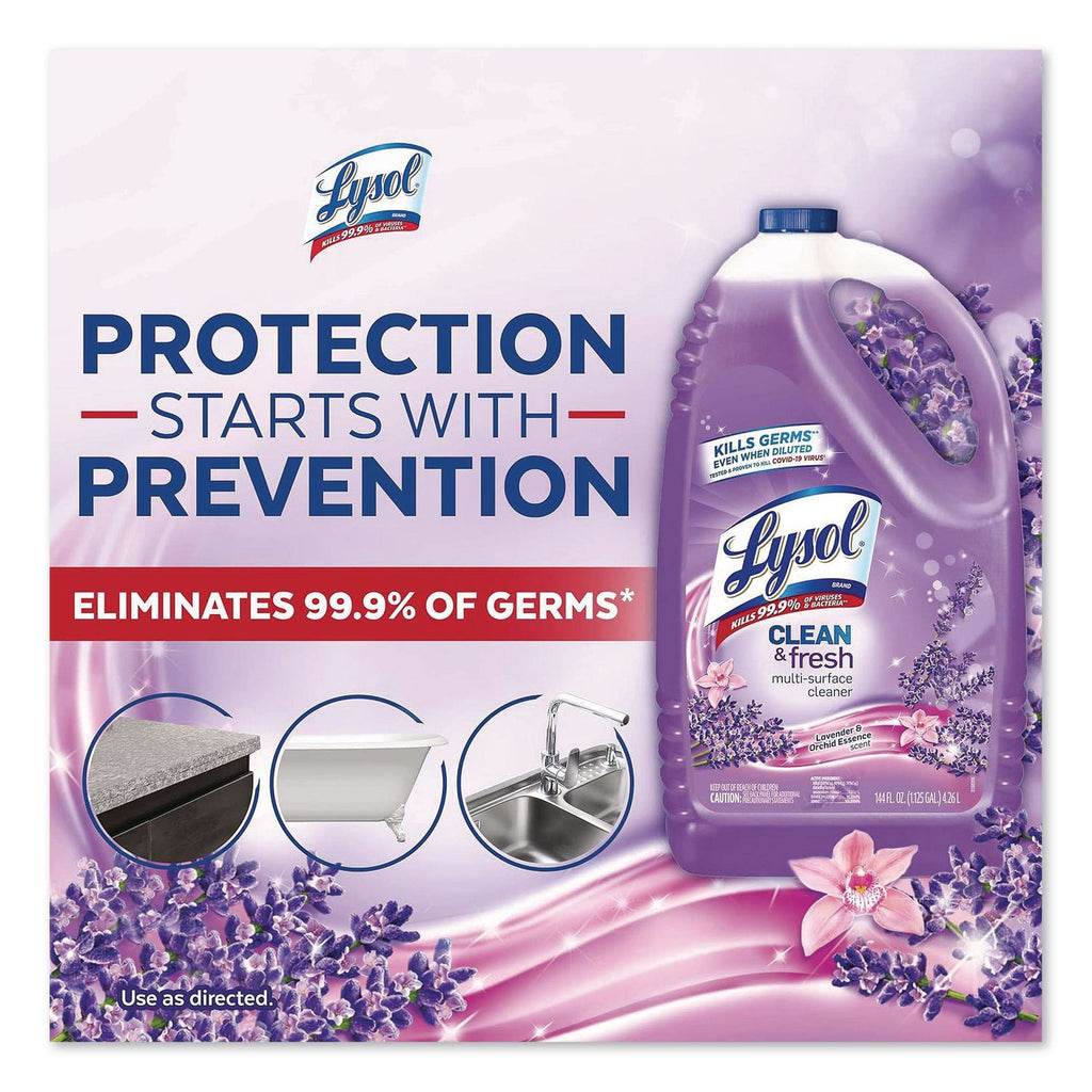 Clean and Fresh Multi-Surface Cleaner, Lavender and Orchid Essence, 144 oz Bottle